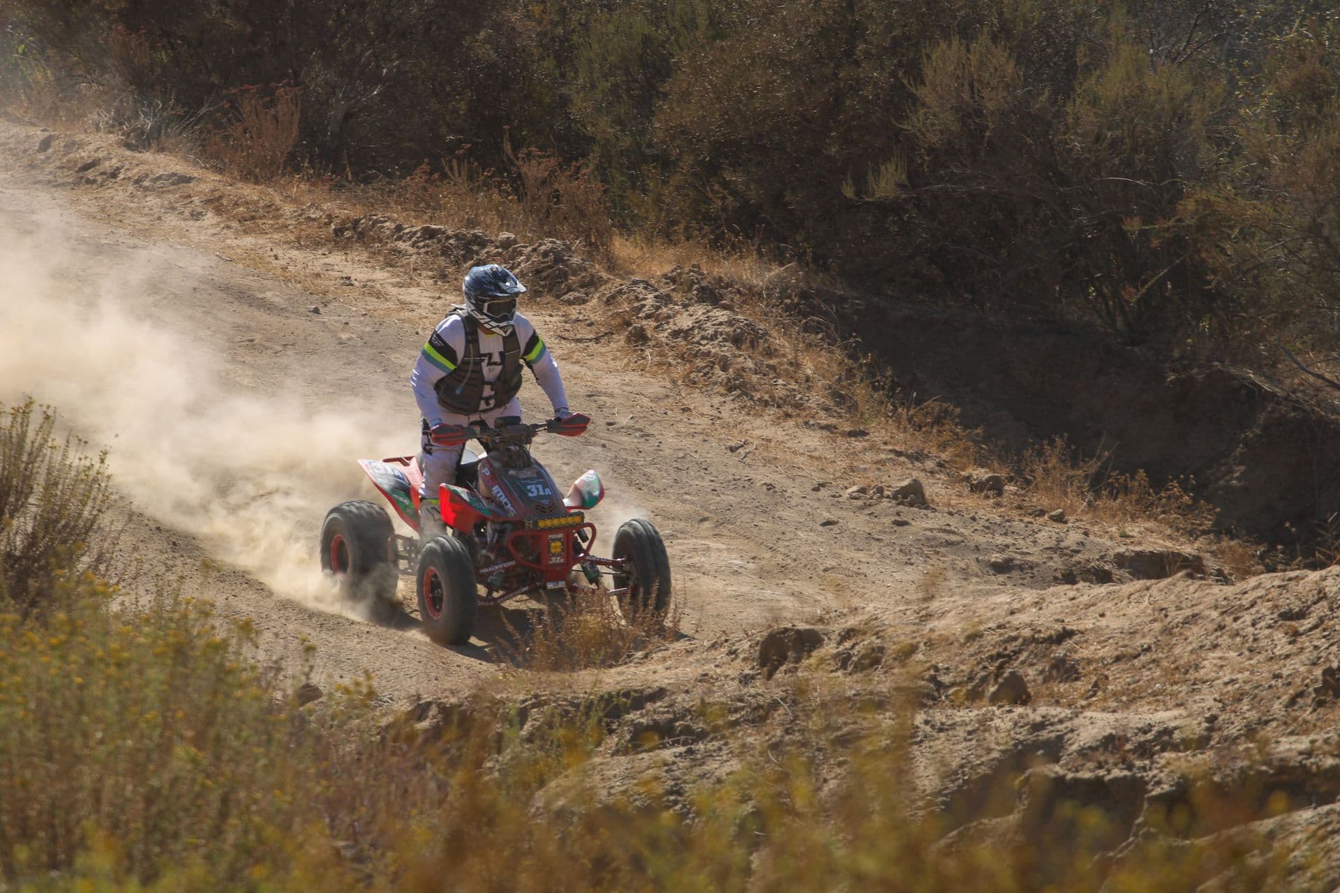 Quad im Gelände